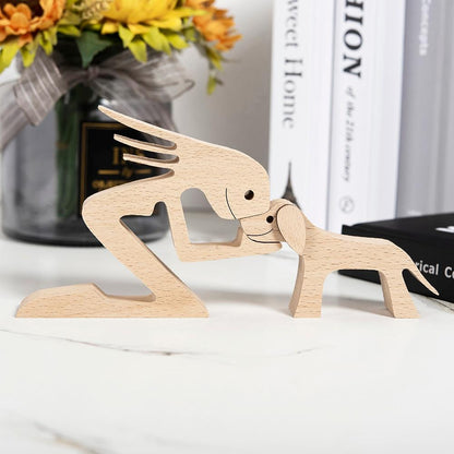 Villkorslös Kärlek Träfigur | Veska F