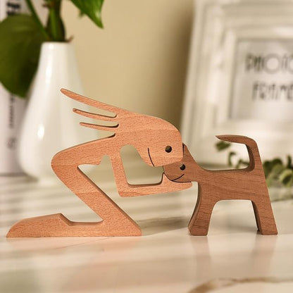 Villkorslös Kärlek Träfigur | Veska H