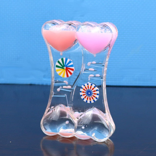 Vindmölla Vätskebaserad Timerglas | Veska Röd Rosa