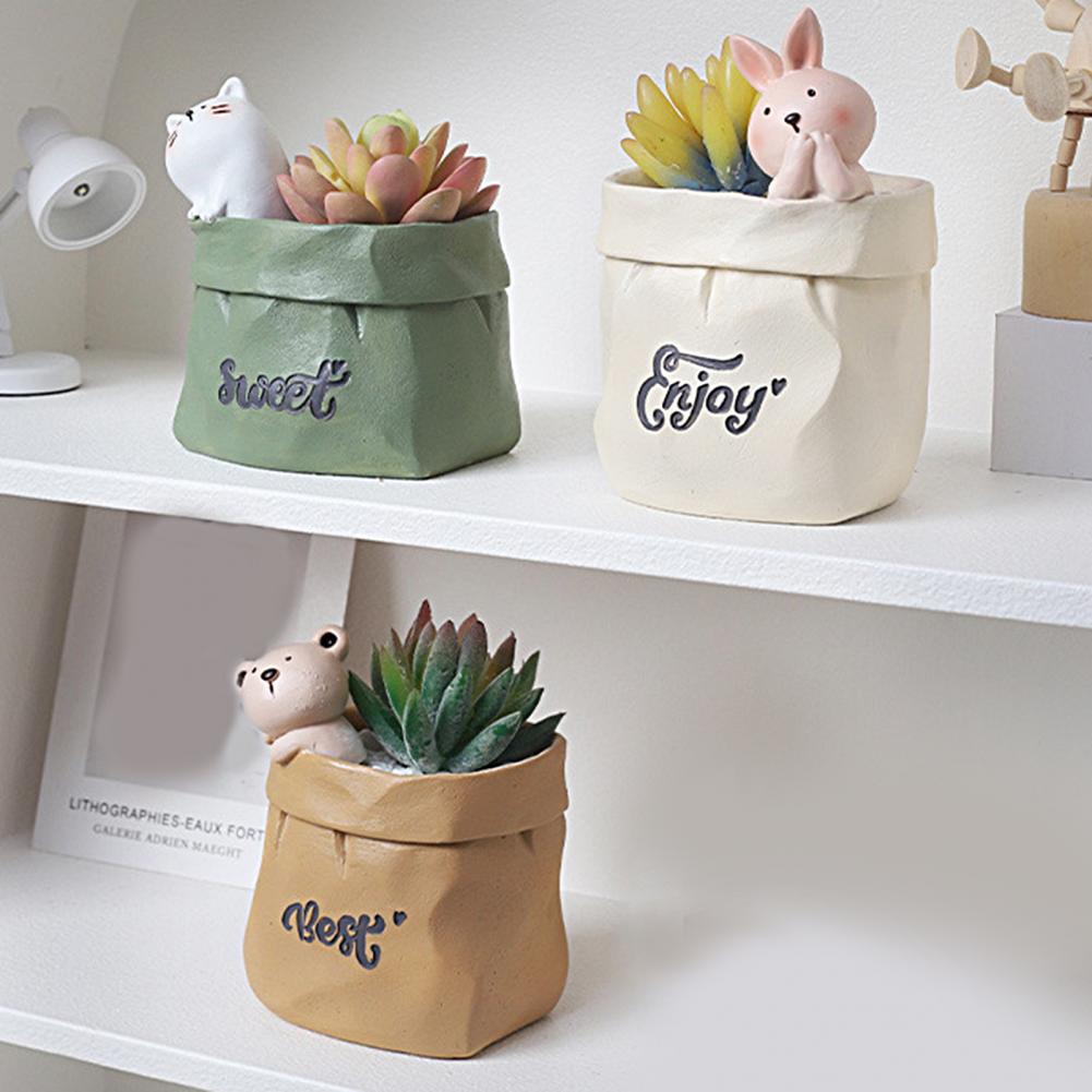Vintage Cartoon Succulent Pot | Veska