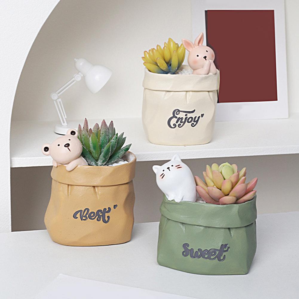 Vintage Cartoon Succulent Pot | Veska