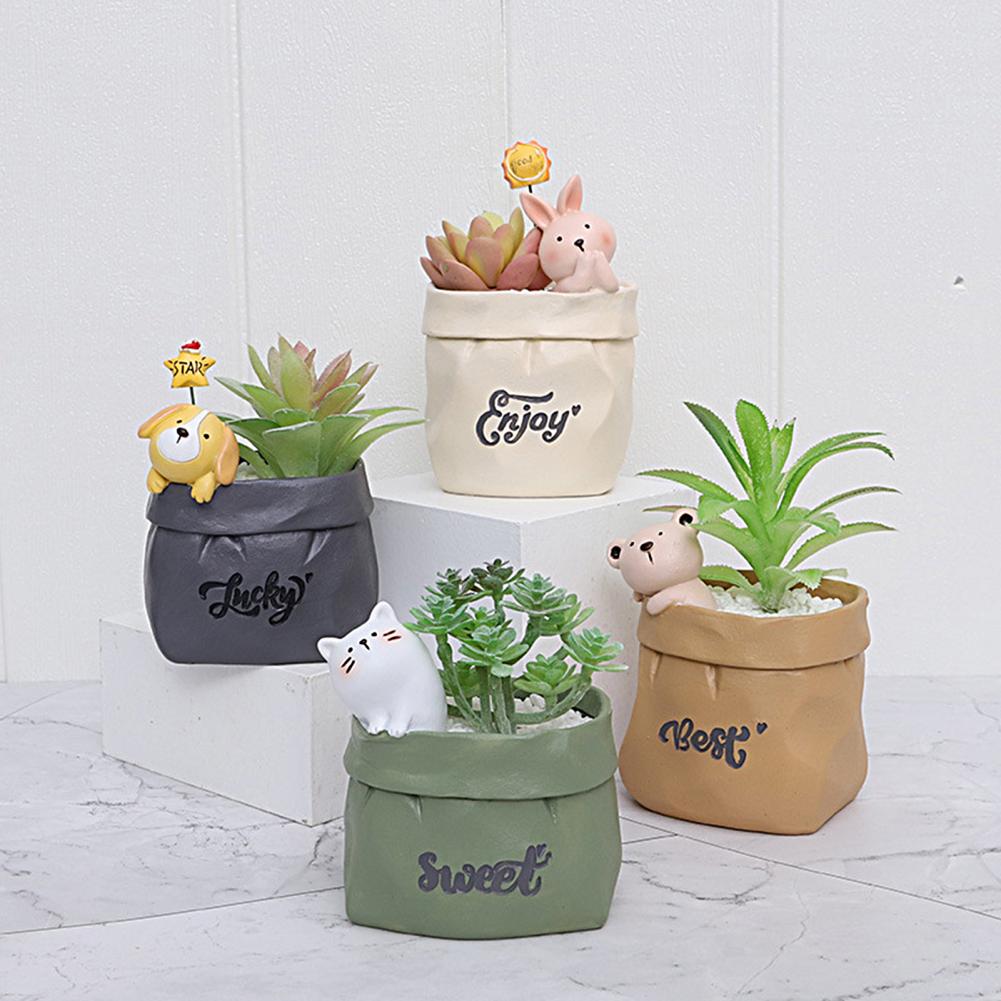 Vintage Cartoon Succulent Pot | Veska Björn
