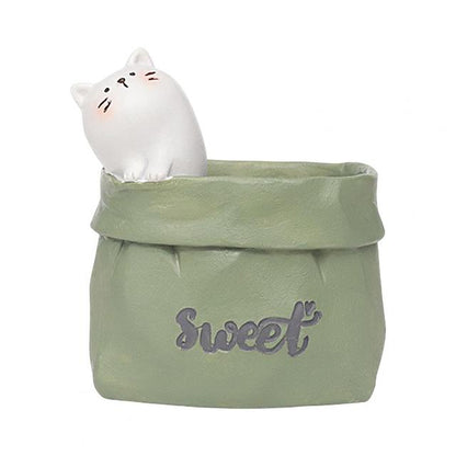 Vintage Cartoon Succulent Pot | Veska Katt