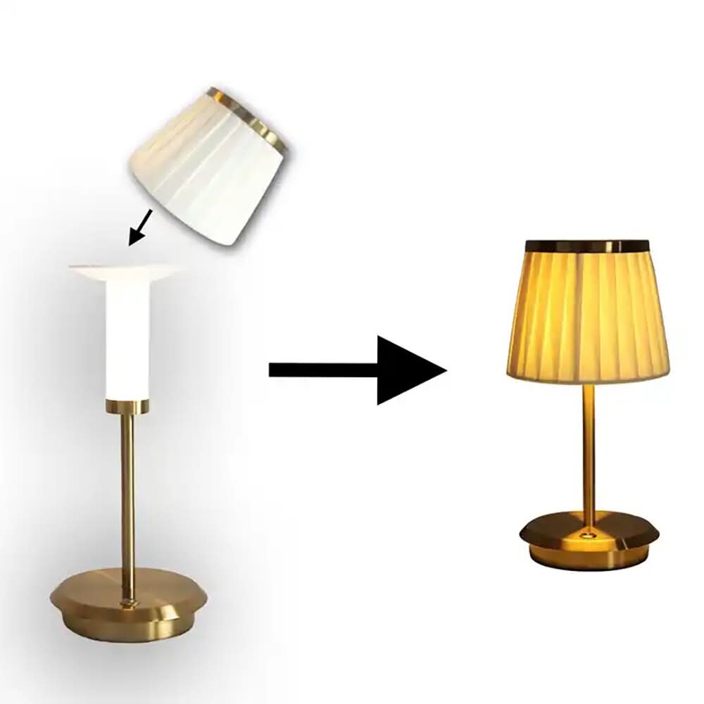 Vintage Elegant Touch Dimmbar Bordslampa | Veska