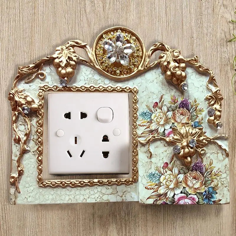 Vintage Flora Butterfly Outlet Organizer | Veska plommon