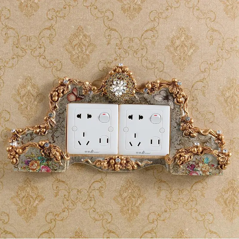 Vintage Flora Butterfly Outlet Organizer | Veska Vit