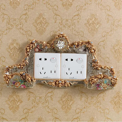 Vintage Flora Butterfly Outlet Organizer | Veska Vit