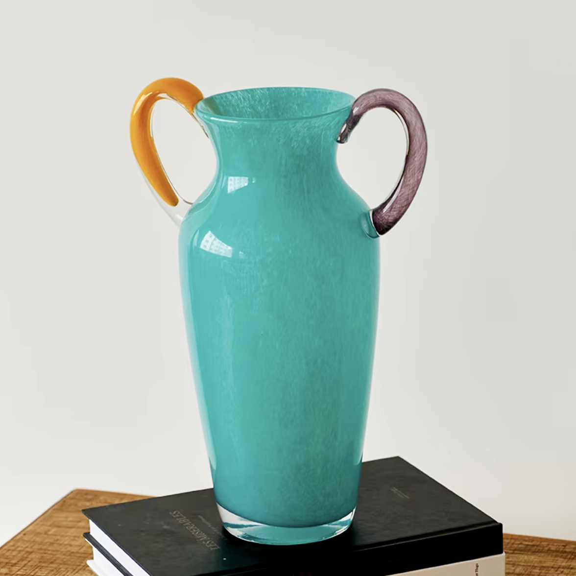 Vintage Fönsterglas Binaural Vaso | Veska