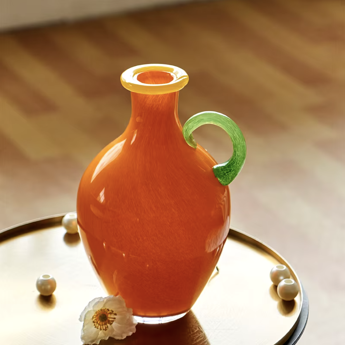 Vintage Fönsterglas Binaural Vaso | Veska