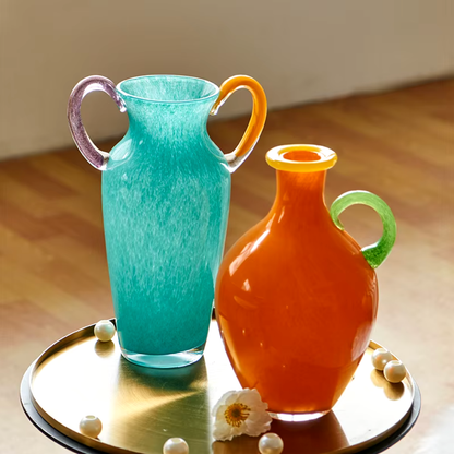 Vintage Fönsterglas Binaural Vaso | Veska