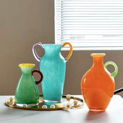 Vintage Fönsterglas Binaural Vaso | Veska