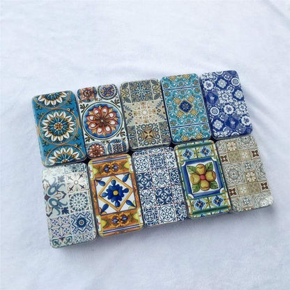 Vintage Geometrisk Design Organizer Box | Veska