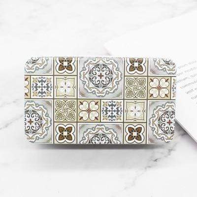 Vintage Geometrisk Design Organizer Box | Veska 7