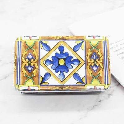 Vintage Geometrisk Design Organizer Box | Veska 8