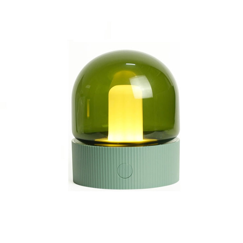 Vintage MiniPastell Nattlampa | Veska Grön