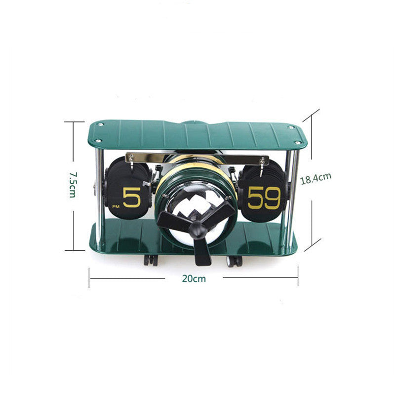 Vintage Model Aircraft Table Clock | Veska