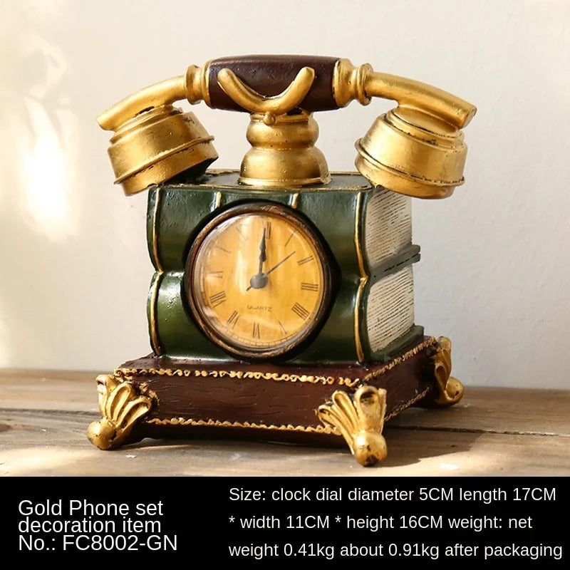 Vintage Pieces Antik Stil Telefon Fiol Heminredning | Veska C