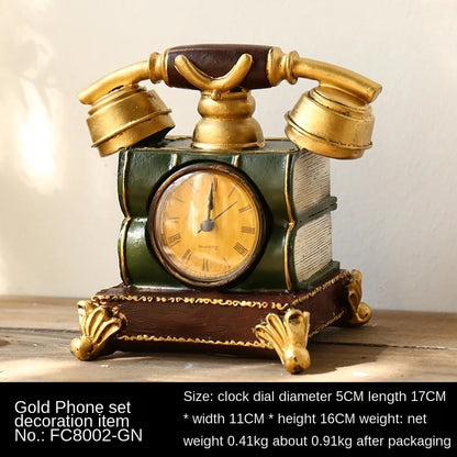Vintage Pieces Antik Stil Telefon Fiol Heminredning | Veska C