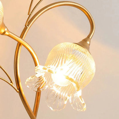 Vintage Rose Blomma Bordslampa | Veska