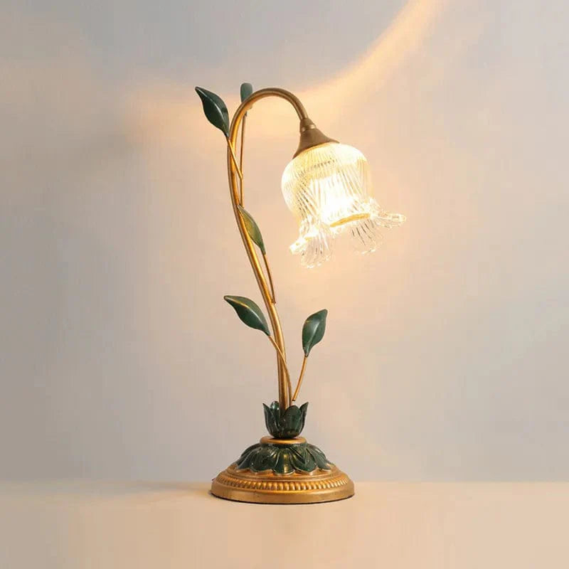 Vintage Rose Blomma Bordslampa | Veska