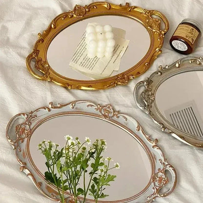 Vintage stil spegelbrickor | Veska