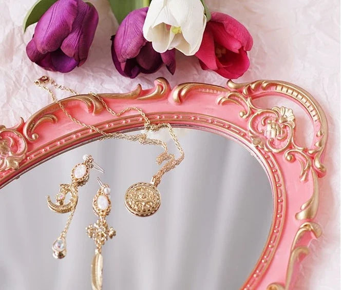 Vintage stil spegelbrickor | Veska