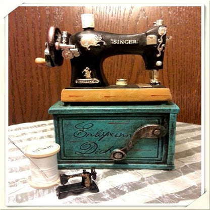 Vintage Symaskin Dekoration | Veska