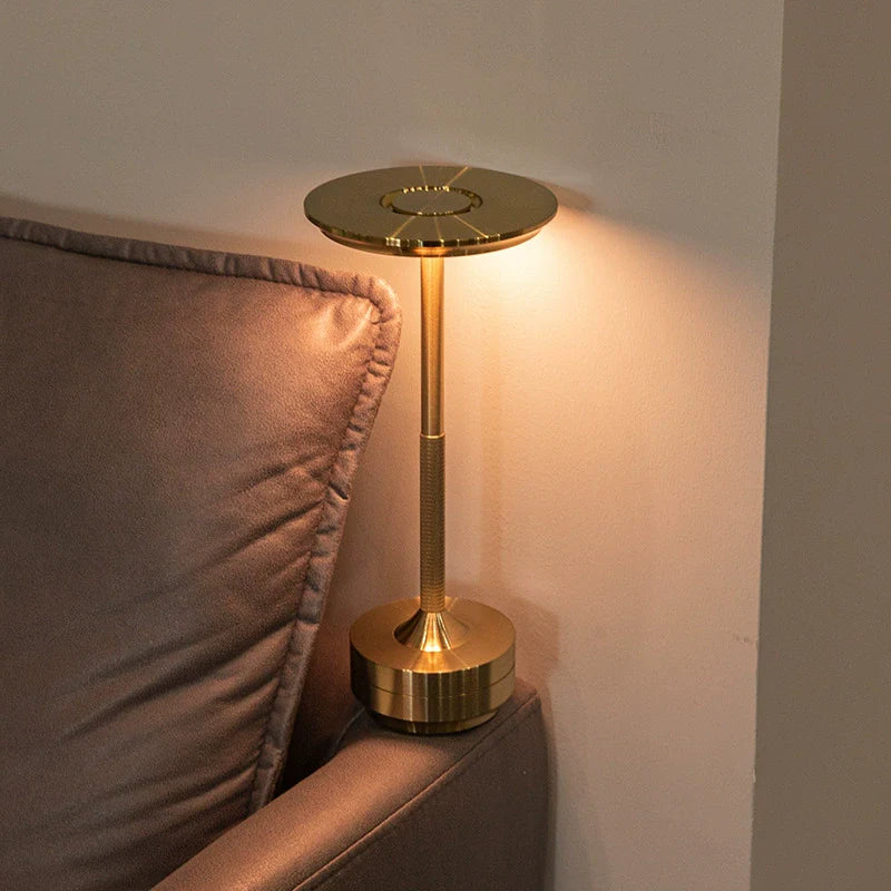 Vintage USB Uppladdningsbar Barbordslampa | Veska