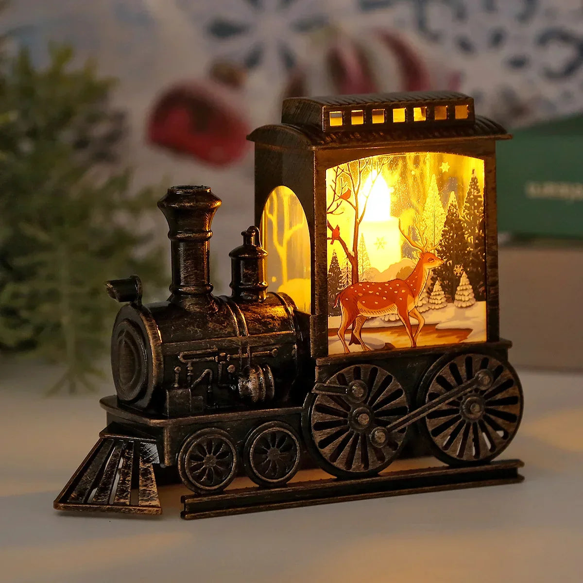 Vinter Express Tåg LED Nattlampan | Veska Elk