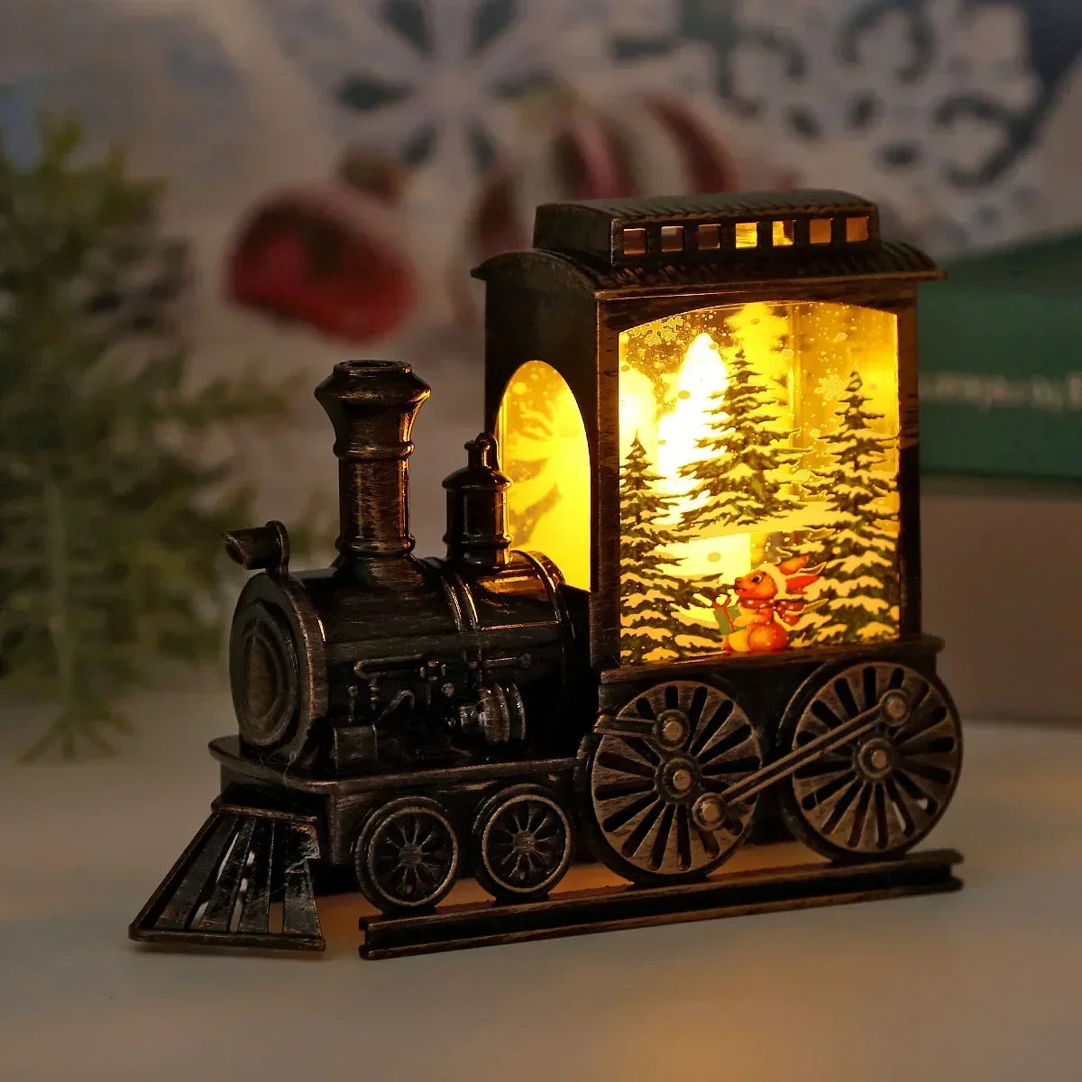 Vinter Express Tåg LED Nattlampan | Veska