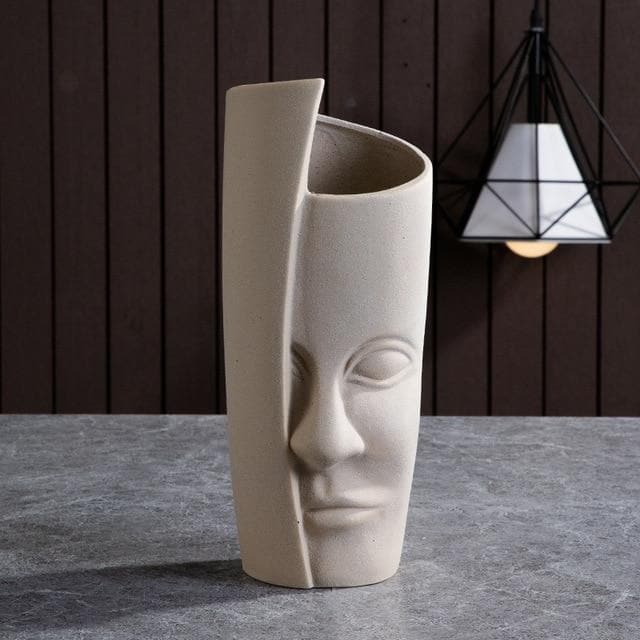 VisageLuxe Keramiska designvaser och Veskaomkrukor med skulpturell elegans | Veska Tonklapp vas