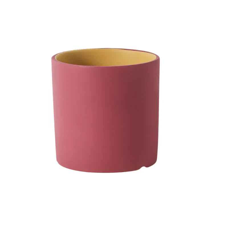 VividSphere Lyxig rund keramisk Veskaomkruka med handglaserad elegans | Veska Flint 14 cm