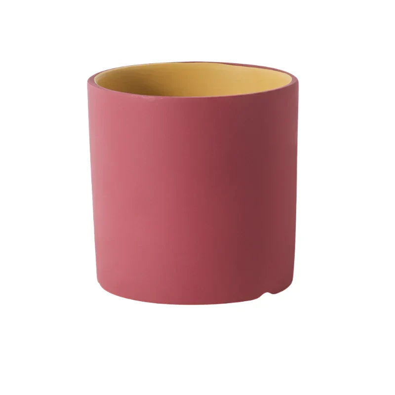 VividSphere Lyxig rund keramisk Veskaomkruka med handglaserad elegans | Veska Flint 17 cm