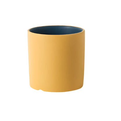 VividSphere Lyxig rund keramisk Veskaomkruka med handglaserad elegans | Veska Sandy brown 14cm
