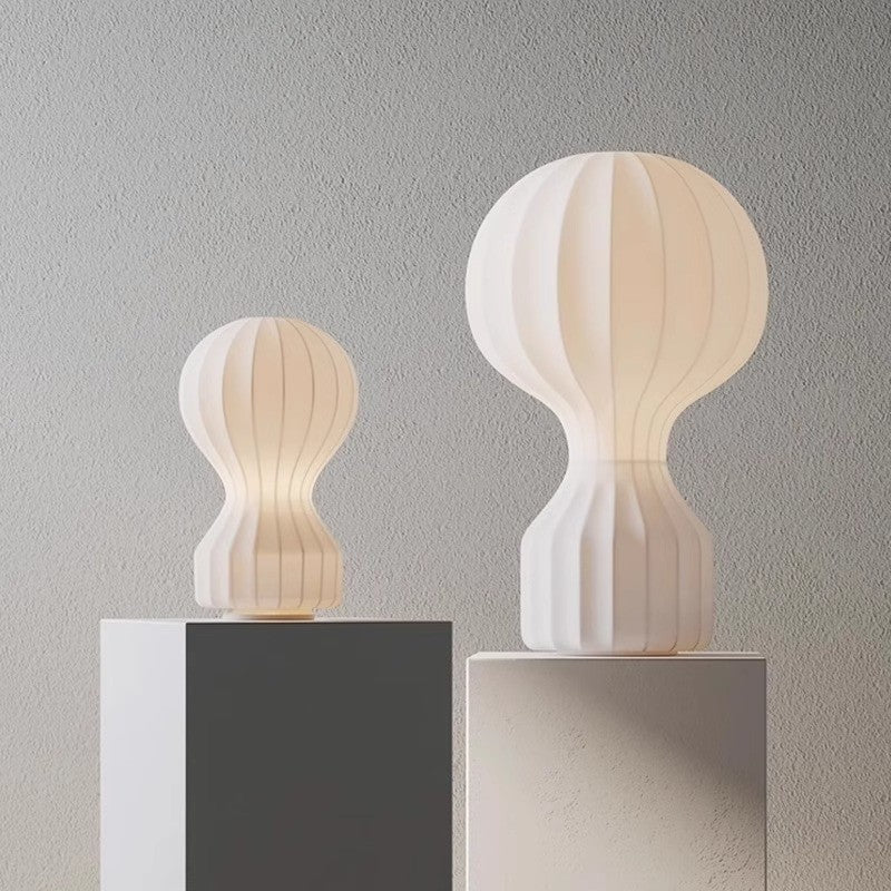 Wabi Sabi Bordslampa med Sidenlamp vanlig – Minimalistisk LED-lampa för Vardagsrum och Matrum | Veska