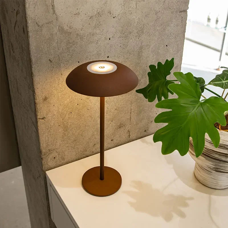 WarmTouch - Trådlampa med uppladdningsbart batteri och touchkontroll Veska Brun
