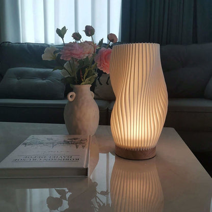 Wavecrest Lampa – Elegant USB-driven dimbar bordslampa | Veska