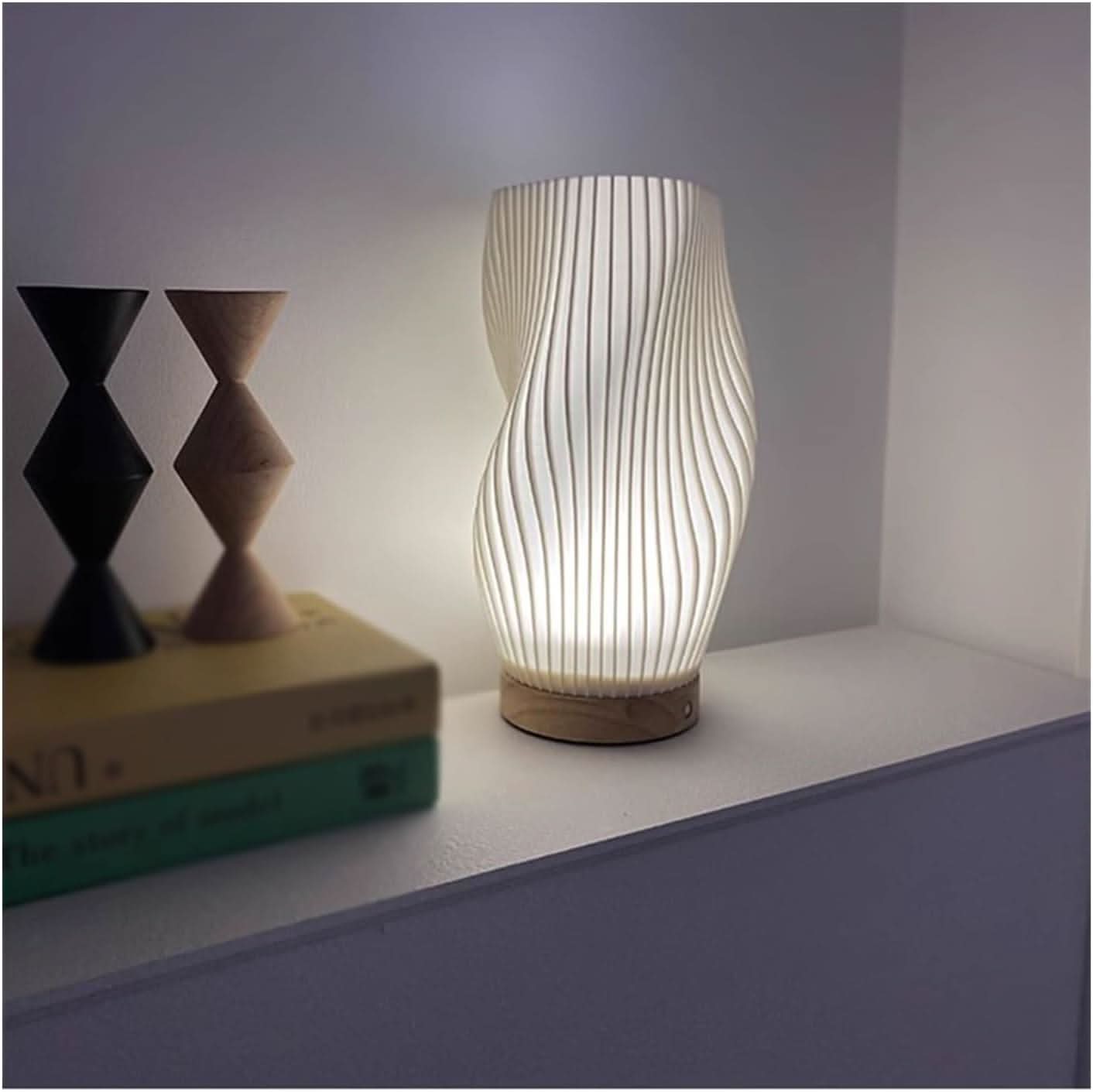 Wavecrest Lampa – Elegant USB-driven dimbar bordslampa | Veska