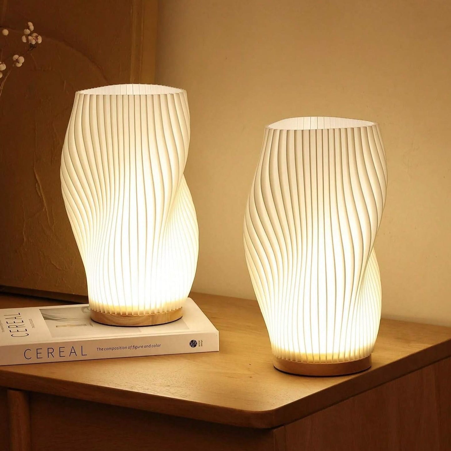 Wavecrest Lampa – Elegant USB-driven dimbar bordslampa | Veska