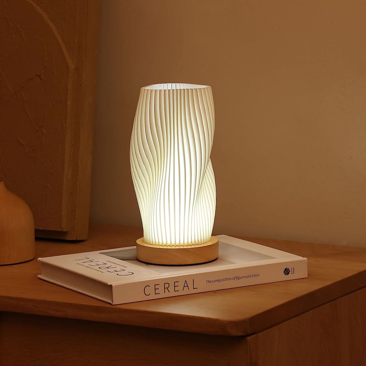 Wavecrest Lampa – Elegant USB-driven dimbar bordslampa | Veska