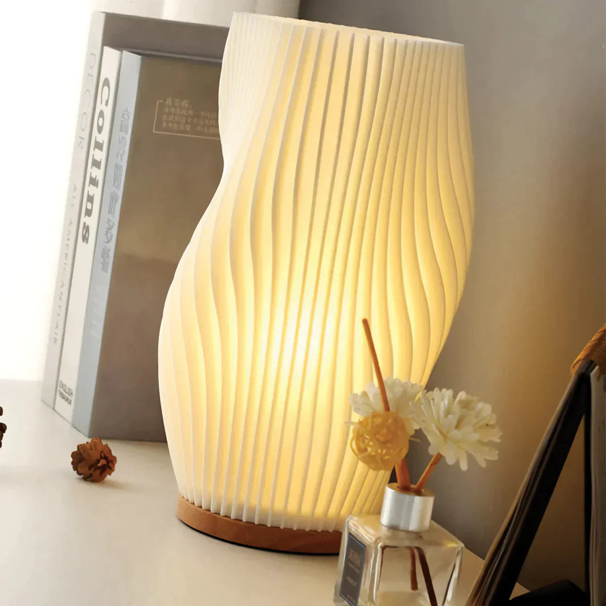 WaveGlow Dual Shade USB Bordslampa Veska