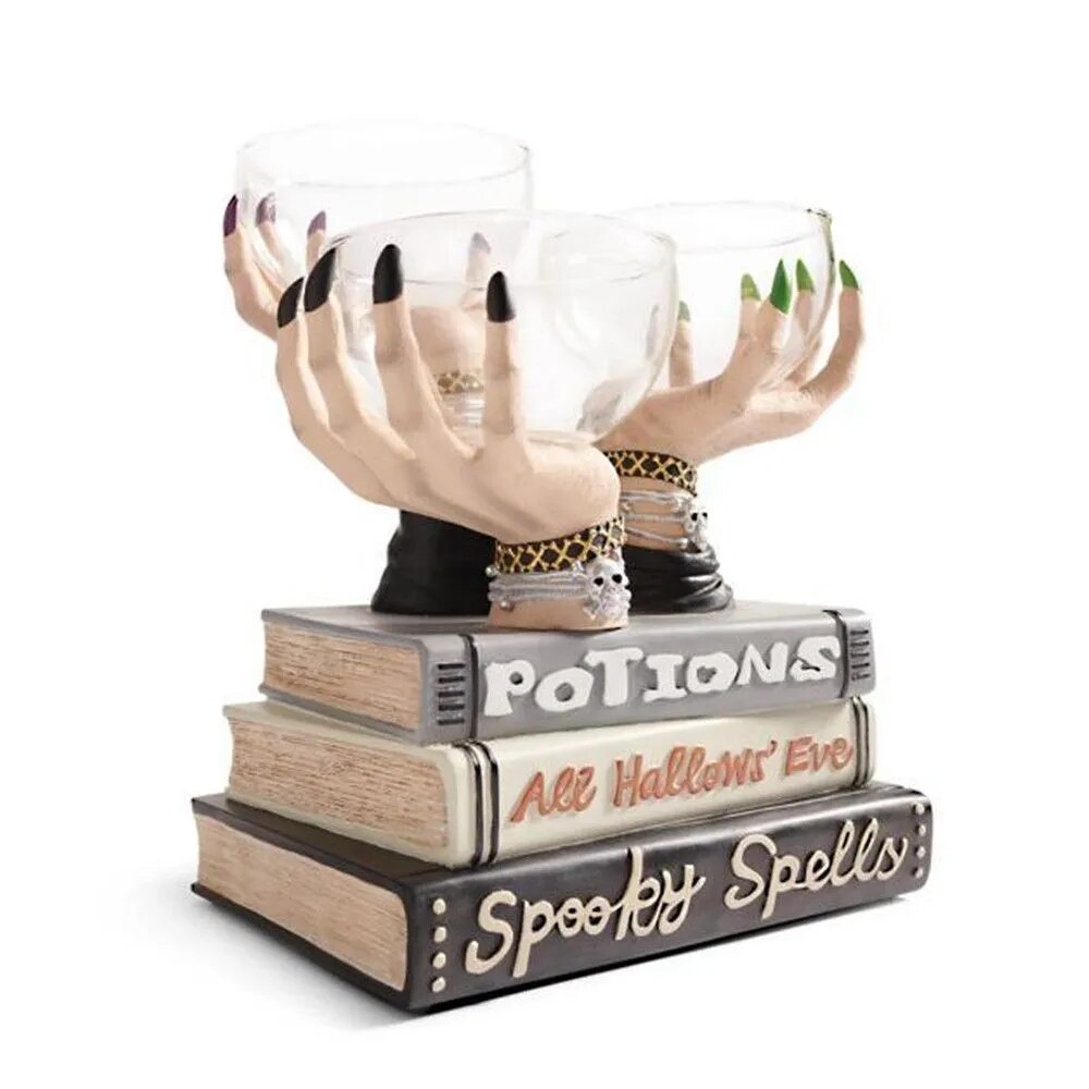 Witch Hand Vintage Resin Party Snack Holder | Veska