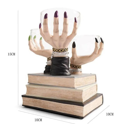 Witch Hand Vintage Resin Party Snack Holder | Veska