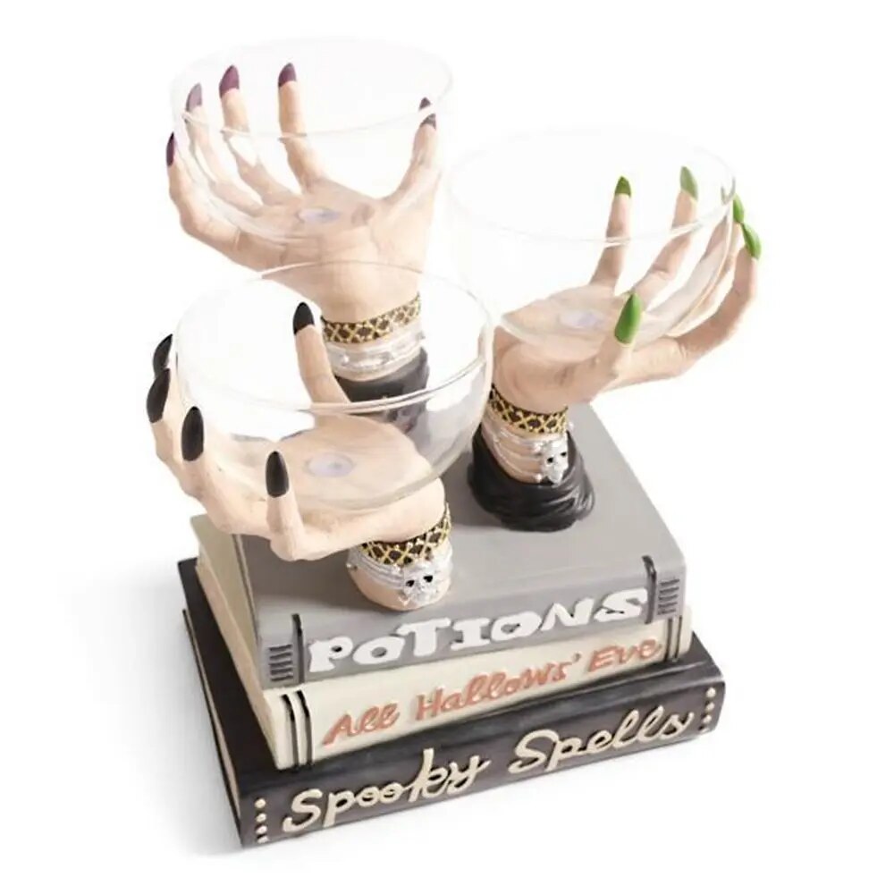Witch Hand Vintage Resin Party Snack Holder | Veska