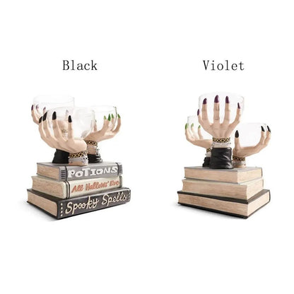 Witch Hand Vintage Resin Party Snack Holder | Veska