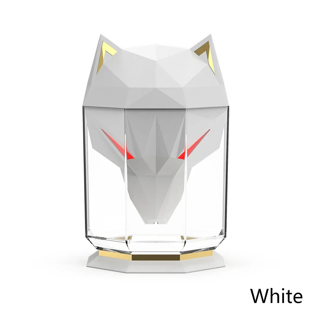 Wolf Head SB Aromaterapi Nattlampa Luftfuktare | Veska VIT
