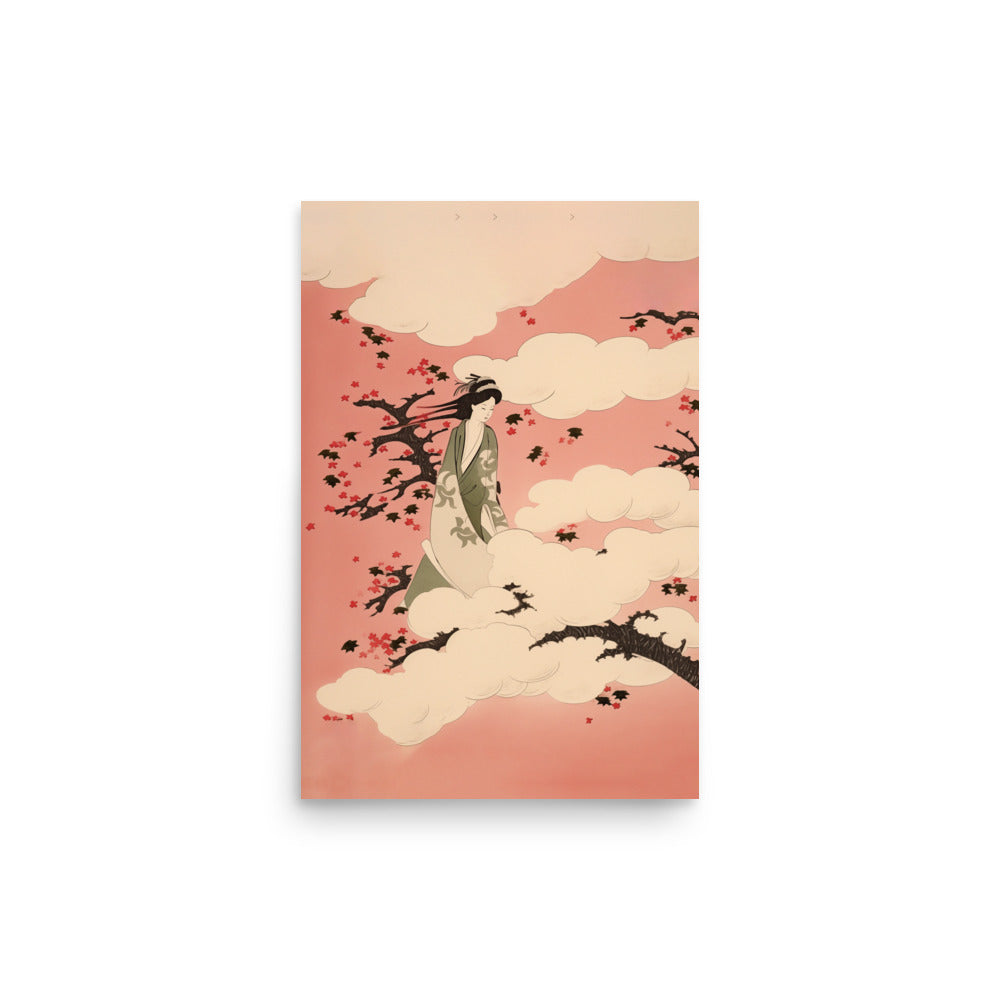 Women in clouds | Veska 12″×18″