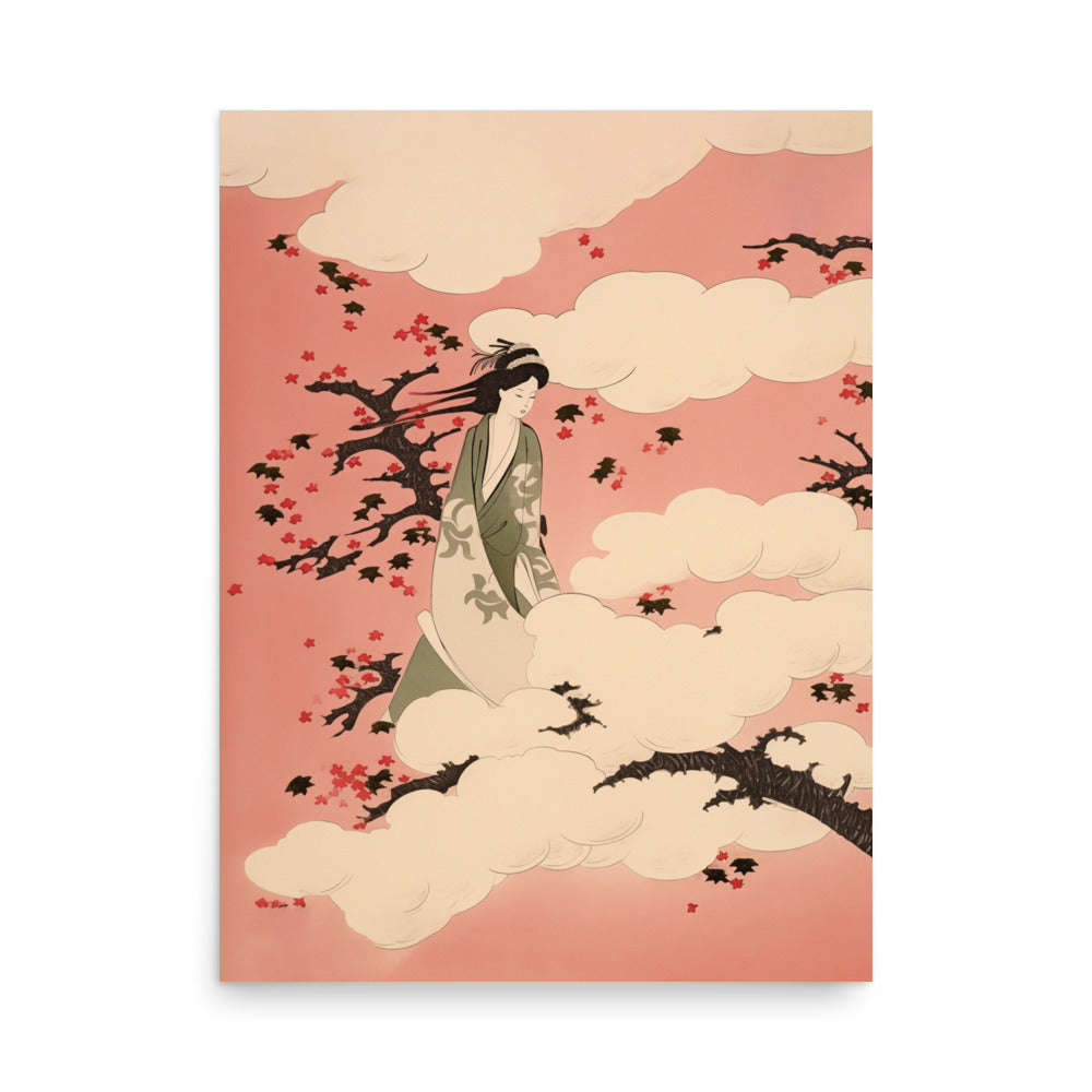 Women in clouds | Veska 18″×24″
