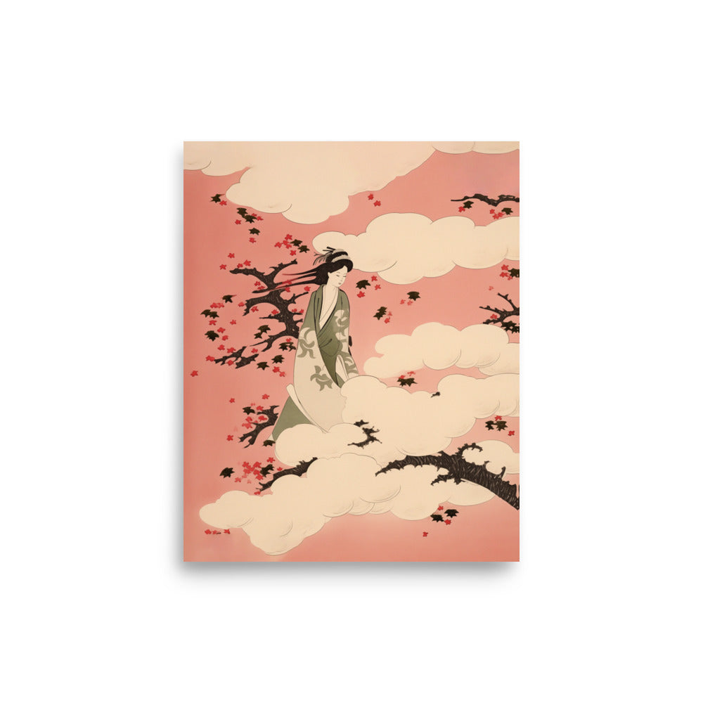 Women in clouds | Veska 8″×10″