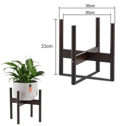 Wood Plant Stand - Mångsidig hylla för växter | Veska Kaffe L
